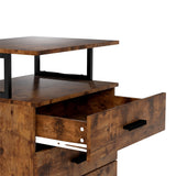 Levede Mobile File Cabinet 3 Drawers Home Office Desk - 45-Degree Angle