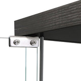 164cm Glass Display Cabinet 2 Doors - 45-Degree Angle