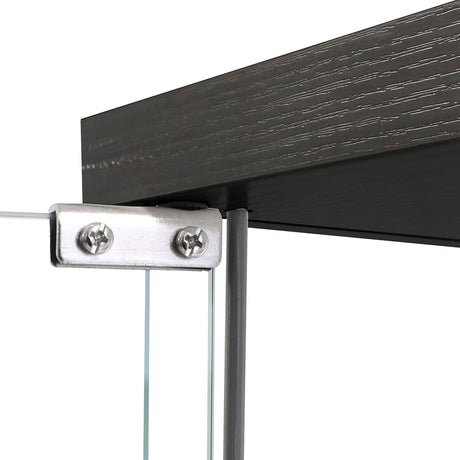 164cm Glass Display Cabinet 2 Doors-2006732805702291461