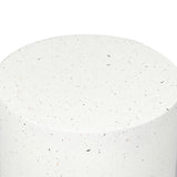 Levede Side Table Terrazzo Round End - 45-Degree Angle
