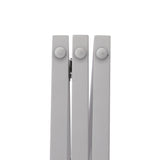 Wooden Pet Gate Dog Fence Retractable White 2000x 3MM - 45-Degree Angle