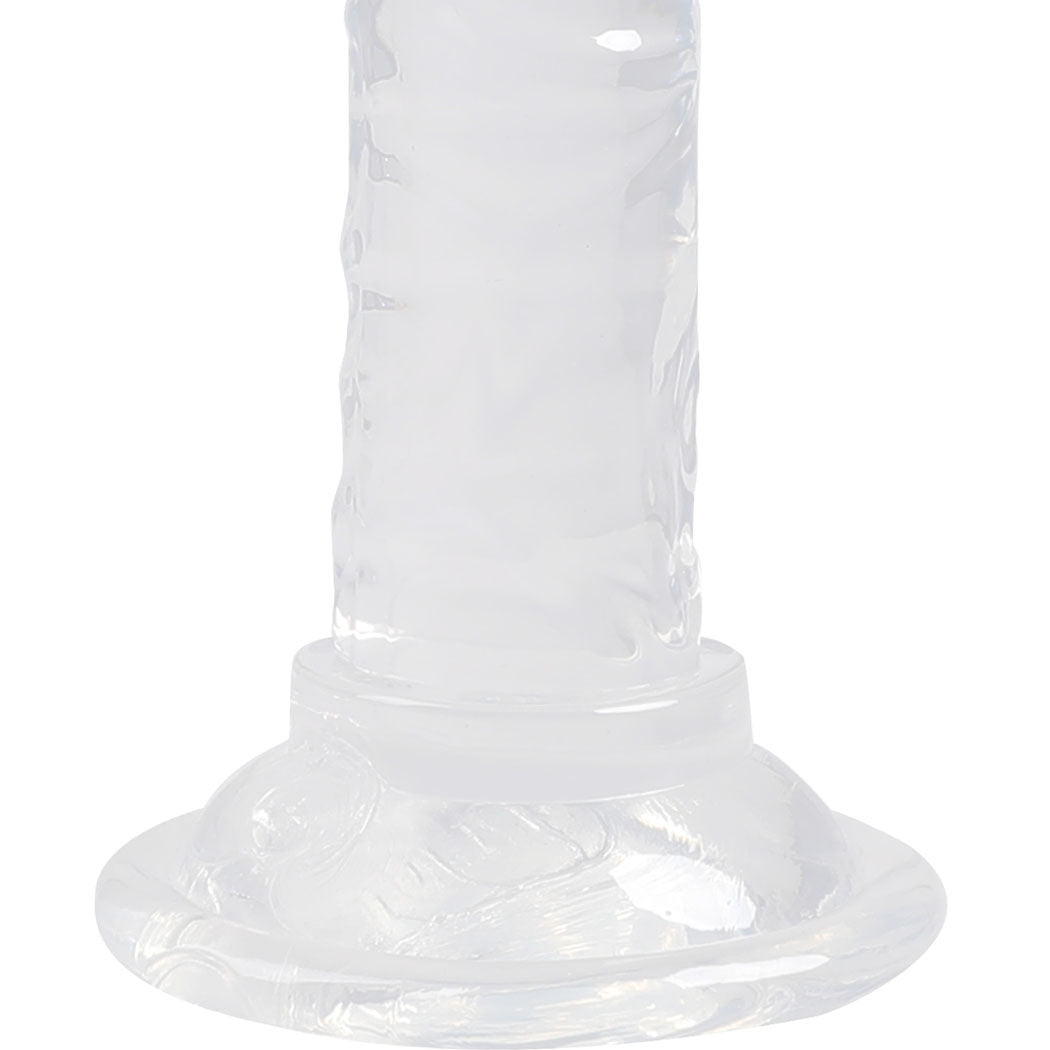Crystal Dildo Dong Realistic Penis Cock White 15cm-2018816607383588869