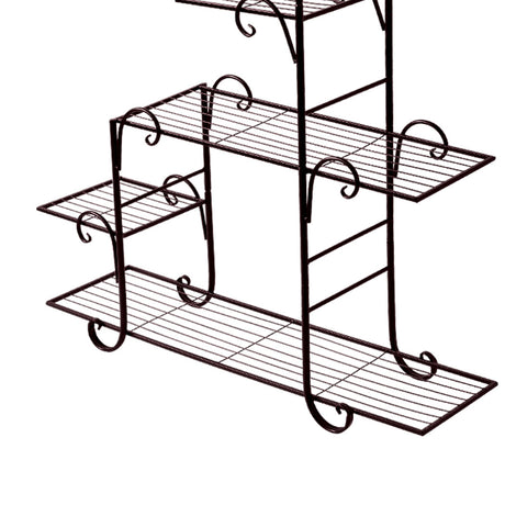 Levede Plant Stand Outdoor Indoor Metal Bronze-2018816781946327045
