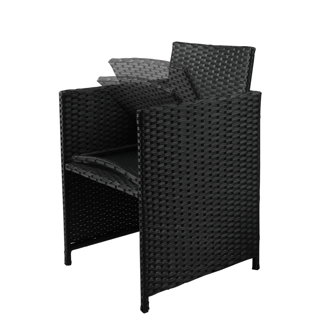 Levede 9PCS Outdoor Table Chair Set-1954802883304230917