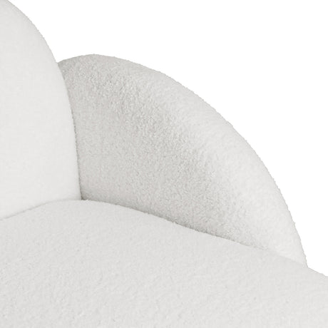 Levede Sofa Chair Fleece Upholstered Single White-2006732843727851525