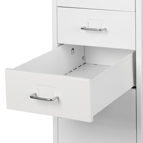 Levede 5 Drawer Office Cabinet Drawers White-2006733174390001669