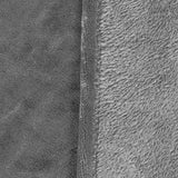 DreamZ 320GSM 220x160cm Ultra Soft Mink Silver Single - 45-Degree Angle