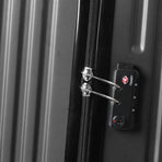 Slimbridge 24" Inch Luggage Suitcase Black 24 inch-2006733062662131717