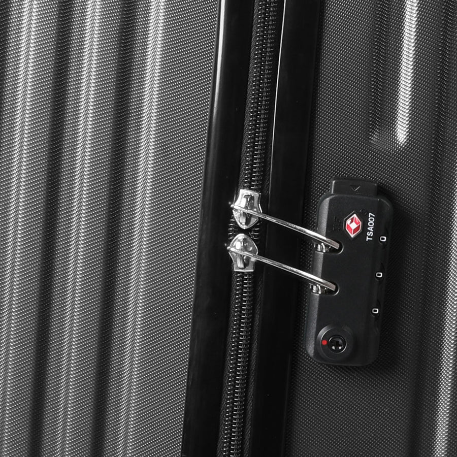Slimbridge 24" Inch Luggage Suitcase Black 24 inch-2006733062662131717