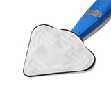 5PCS Mop Cloth Steam Cleaner Handheld White,Blue - 45-Degree Angle