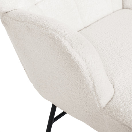 Levede Fleece Rocking Chair-2018816903203655685