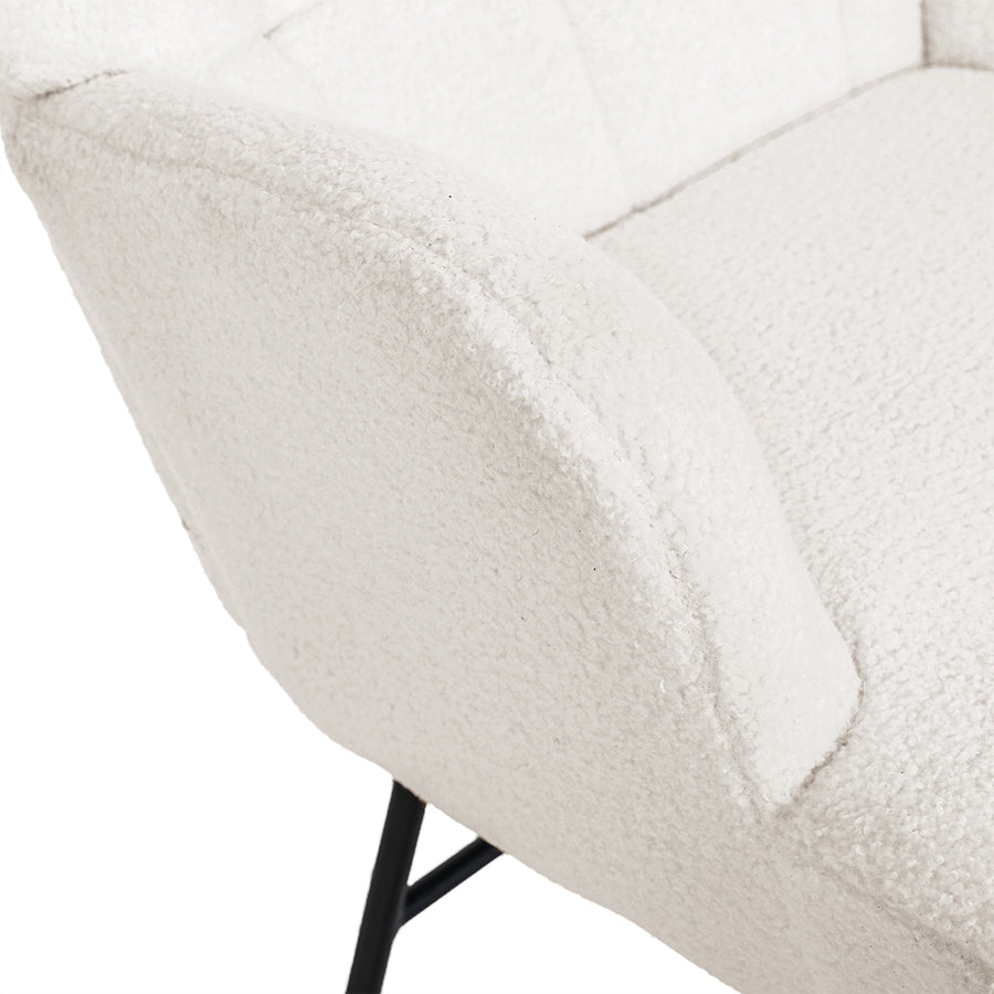 Levede Fleece Rocking Chair-2018816903203655685
