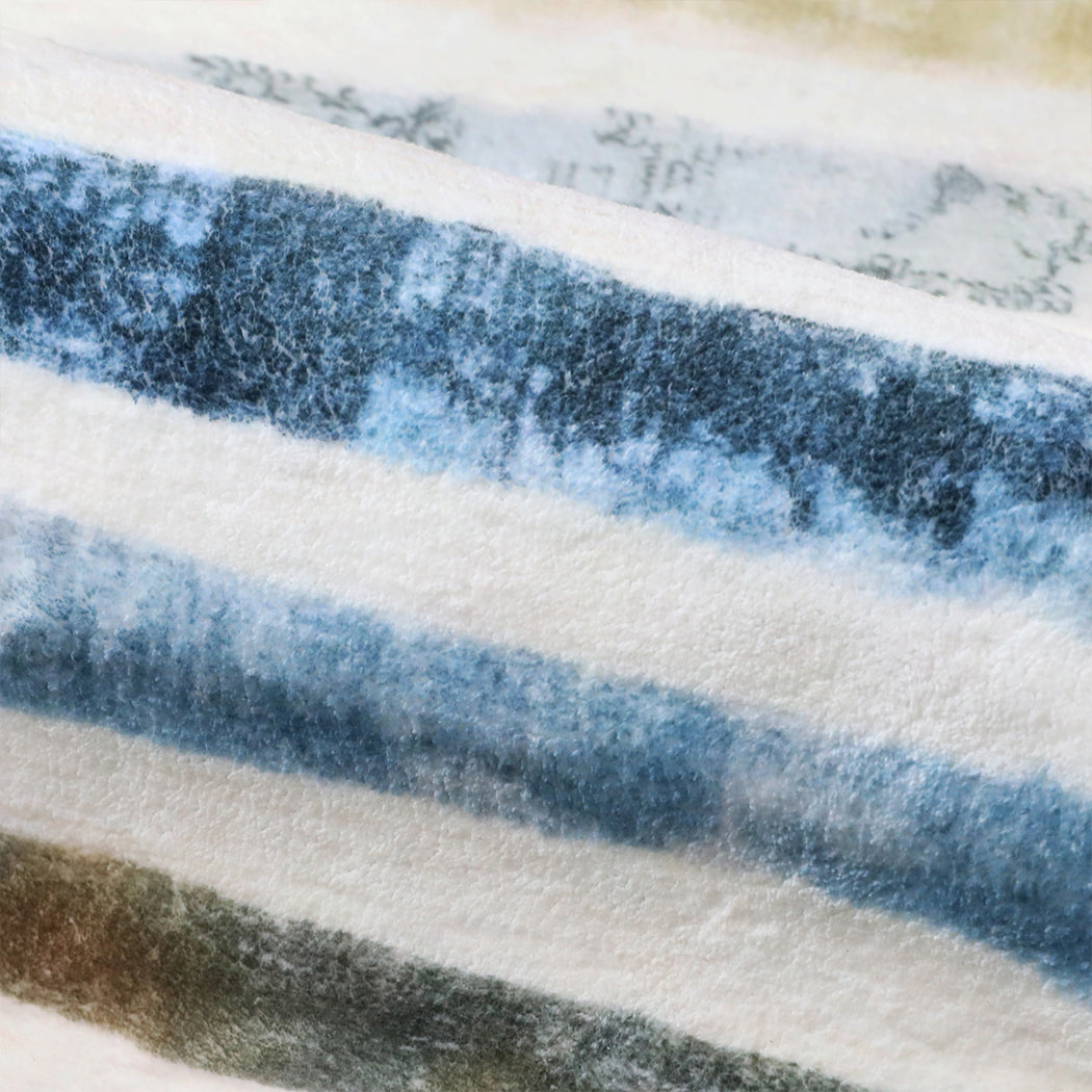 Marlow Floor Rug Short Pile Washable Carpet Soft Plush Non Slip Stripe 160x120-2018816747121020933