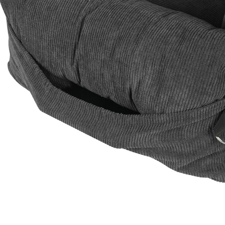 PaWz Pet Car Booster Seat Dog Protector L Grey Large-2006732990830481413