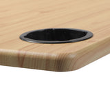 Levede Standing Desk Height Adjustable Oak - 45-Degree Angle