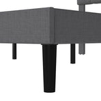 Levede Bed Frame Upholstered Platform Mattress Base Queen-2011971105635569669