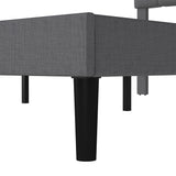 Levede Bed Frame Upholstered Platform Mattress Base Queen - 45-Degree Angle