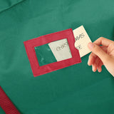 Christmas Tree Storage Bag Large Green - 45-Degree Angle
