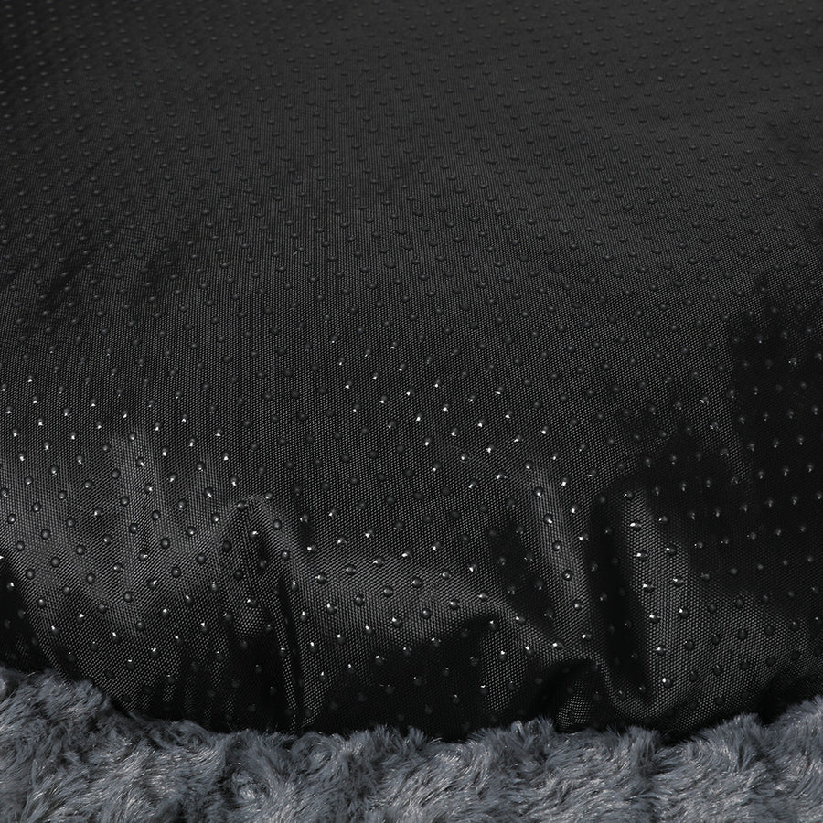 PaWz Calming Dog Bed Warm Soft Plush L Dark Grey Large-2006732983616278533