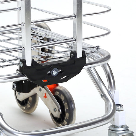 Foldable Shopping Cart Trolley Basket-2006733176529096709