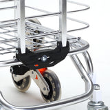 Foldable Shopping Cart Trolley Basket - 45-Degree Angle