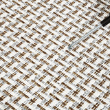 Marlow Kitchen Rug 2PCS Woven Non Slip Absorbent Grey - Top-Down View