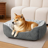 Pawz Pet Dog Calming Bed Fluffy Washable Cushion L - Rear View