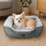 Pawz Pet Dog Calming Bed Fluffy Washable Cushion M - Close-Up Angle