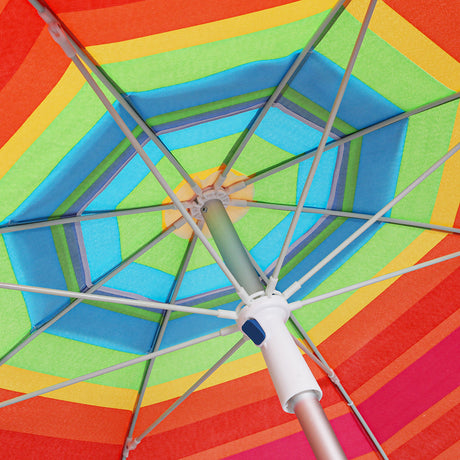 Mountview 2.2M Outdoor Beach Umbrellas Sand Colorful-2006732892109148164
