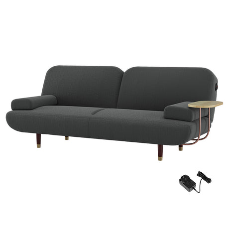LEVEDE  CONVERTIBLE SOFABED WITH USB CHARGE AND SIDE TABLE-2006732844742873088