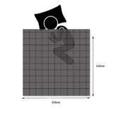 DreamZ All Season Quilt Siliconized Queen - Front View