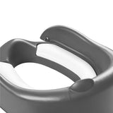 BoPeep Kids Toilet Ladder Grey - Top-Down View
