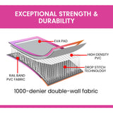 Powertrain 3m x 1m Air Track Inflatable Gymnastics Mat - Rainbow
