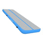 Powertrain 6m x 2m x 20cm Air Track Gymnastics Mat Tumbling Exercise - Grey Blue