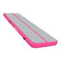 Powertrain 6m x 2m x 20cm Air Track Gymnastics Mat Tumbling Exercise - Grey Pink