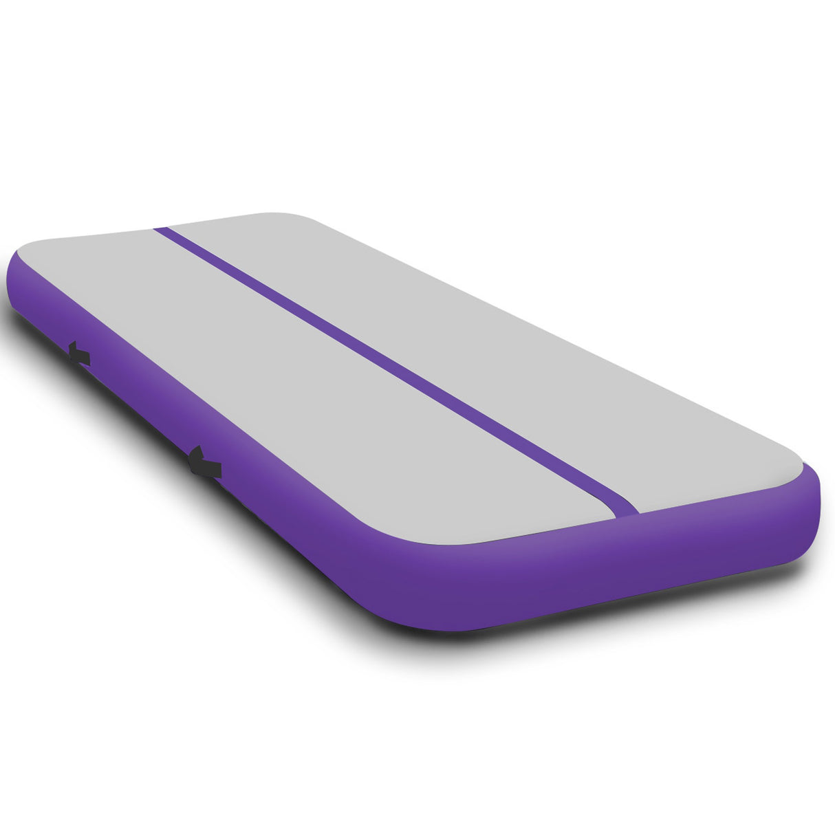Powertrain 3m x 1m Air Track Inflatable Gymnastics Mat - Purple Grey