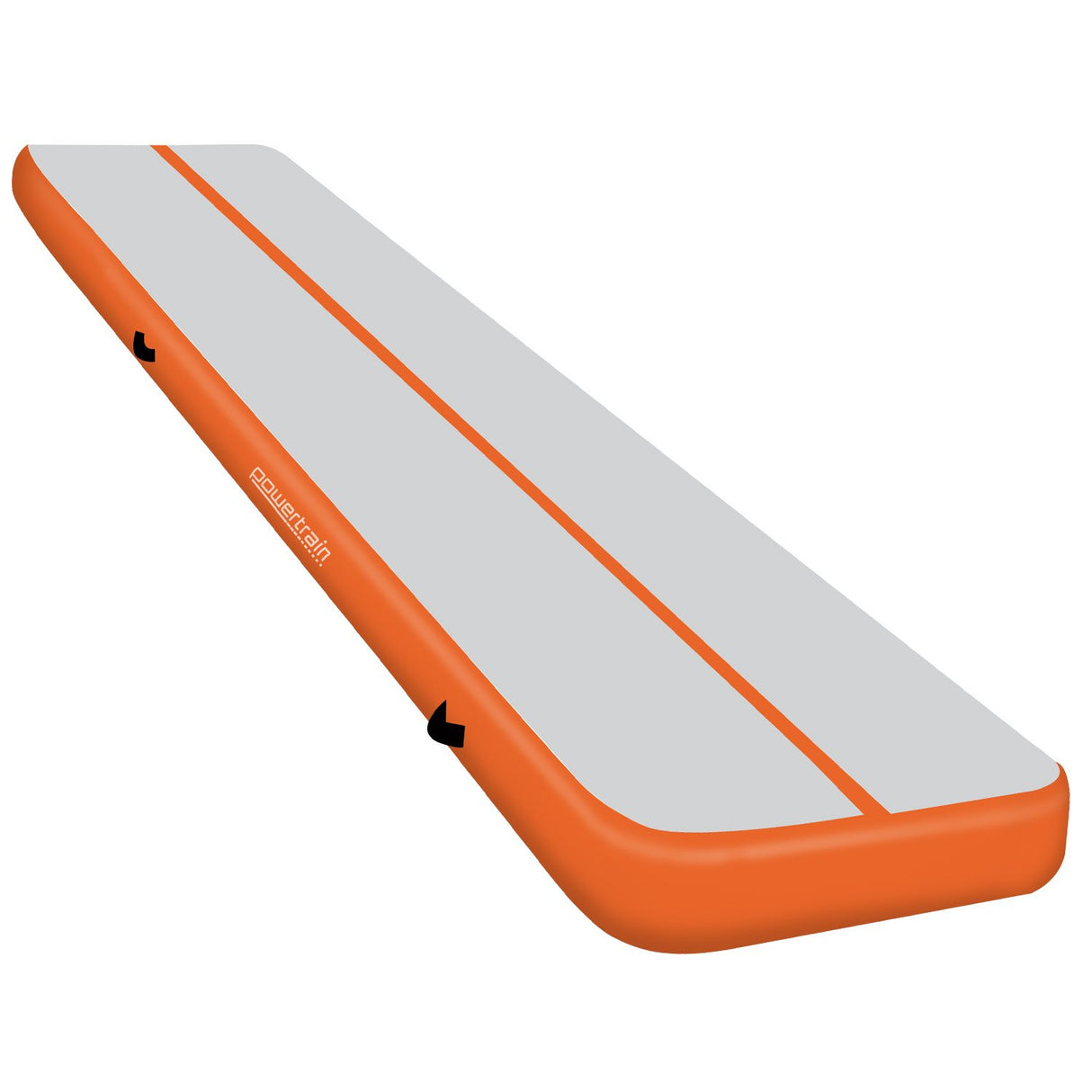 Powertrain 4m x 1m Air Track Inflatable Gymnastics Mat - Orange