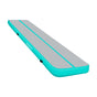 Powertrain 6m x 1m x 20cm Air Track Inflatable Gymnastics Mat - Green