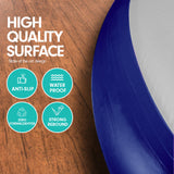 Powertrain 1m Air Track Spot Round Inflatable Tumbling Mat - Dark Blue - Side View