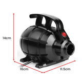 Powertrain 500W Electric Air Pump for Air Track Mat, Air Mattress, Pool Floats and Toys - Side View