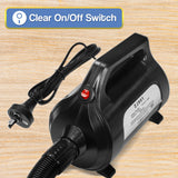 600W Portable Electric Air Pump for Air Tracks Inflatable Beds Toys
