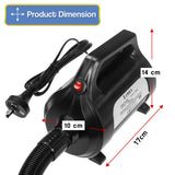 600W Portable Electric Air Pump for Air Tracks Inflatable Beds Toys