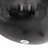Powertrain Inflatable Air Barrel Exercise Roller 120cm x 75cm - Black - 45-Degree Angle