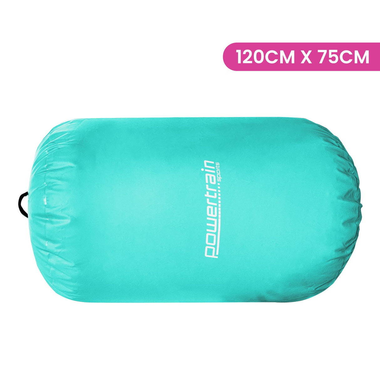 Powertrain Inflatable Air Barrel Exercise Roller 120cm x 75cm - Green