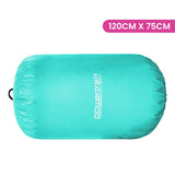 Powertrain Inflatable Air Barrel Exercise Roller 120cm x 75cm - Green