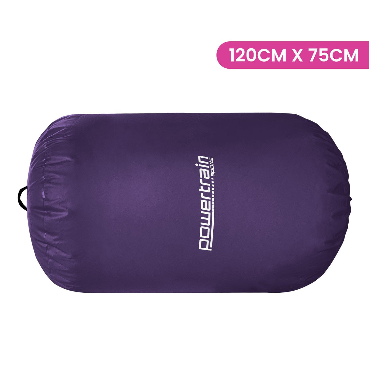 Powertrain Inflatable Air Barrel Exercise Roller 120cm x 75cm - Purple