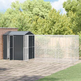 Bird Cage Anthracite 621 x 208 x 247 cm Galvanised Steel