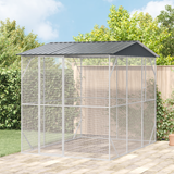 Bird Cage Anthracite 227 x 310 x 247 cm Galvanised Steel - Front View