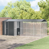 Bird Cage Anthracite 645 x 310 x 247 cm Galvanised Steel