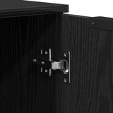 Sideboard 3 pcs Black Oak 180 x 30 x 70 cm Engineered Wood